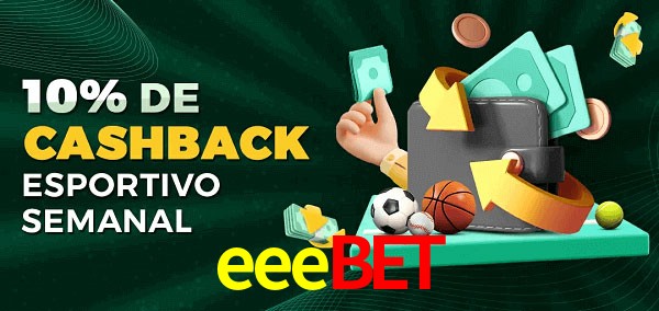 10% de bônus de cashback na eeebet